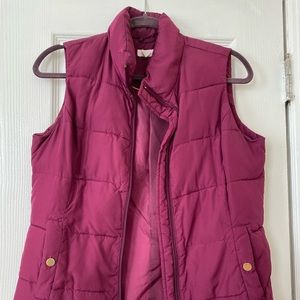 Charter Club Magenta Vest